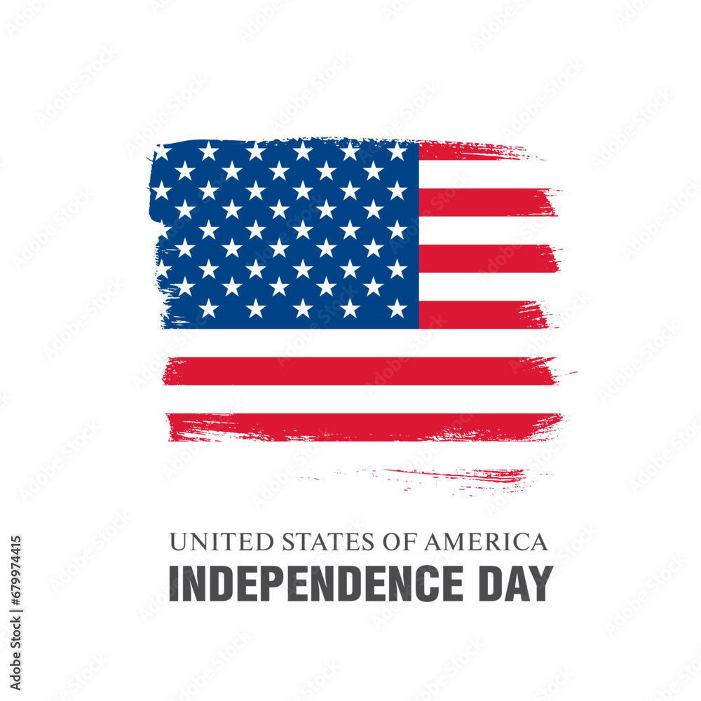 Flag of the United States, vector illustration Flag of the United States, vector illustration