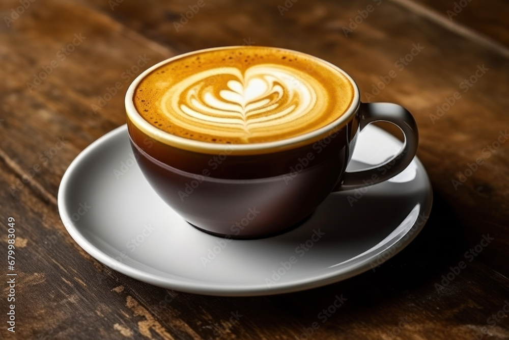 Cappuccino with beautiful foam. Art coffee Cappuccino with beautiful foam. Art coffee