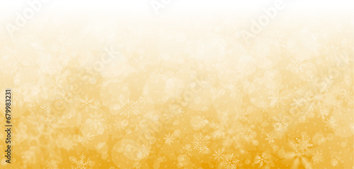 Winter background gold