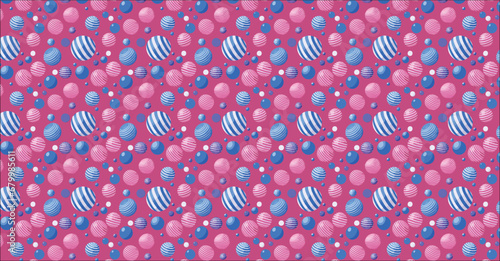 blue background, seamless pattern with flowers, pattern of colorful sanitary pads flat laid against green background
