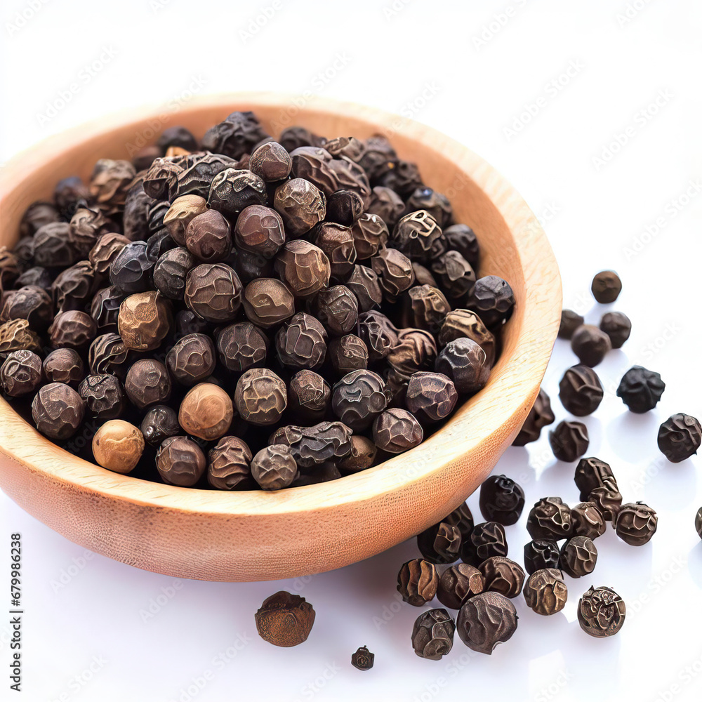 Black | peppercorns | Whole | Black pepper | in. wooden, bowl, isolated on white background | close up | Remains, of. a. | Brazilian | delight, Flat, lay. Top view, Generative AI
Black | peppercorns | Whole | Black pepper | in. wooden, bowl, isolated on white background | close up | Remains, of. a. | Brazilian | delight, Flat, lay. Top view, Generative AI