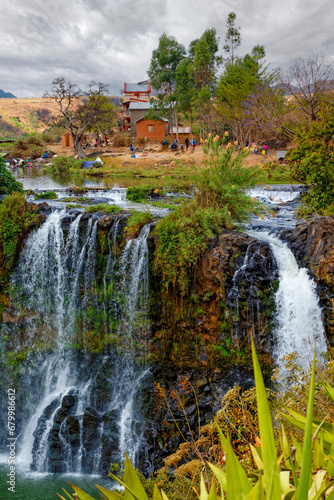 Les chutes de la rivière Lily à Madagascar dans la région Itasy