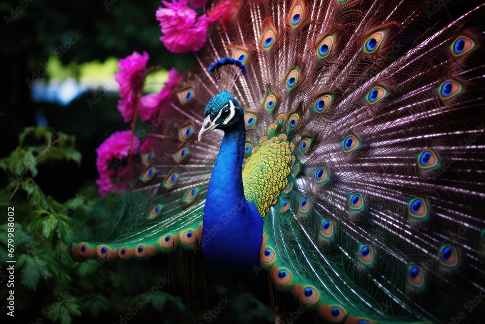 Obraz premium peacock close up