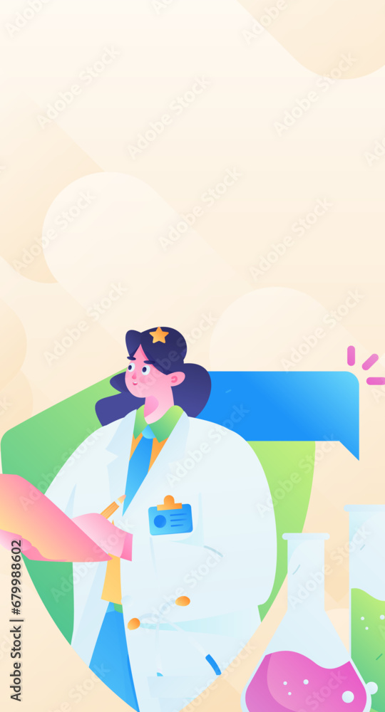 Medical characters fighting the epidemic flat vector concept operation hand drawn illustration
Medical characters fighting the epidemic flat vector concept operation hand drawn illustration