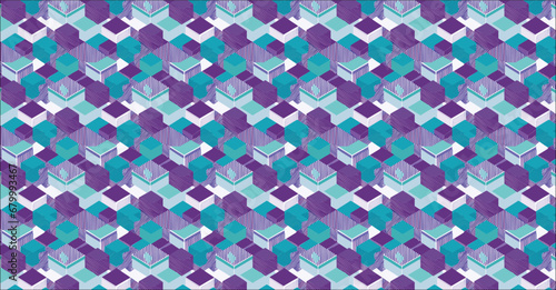 seamless geometric pattern with triangles, seamless pattern with flowers, pattern of colorful sanitary pads flat laid against green background