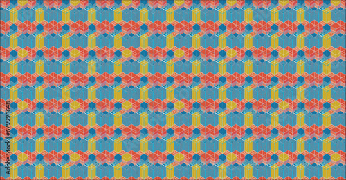 set of patterns, seamless pattern with flowers, pattern of colorful sanitary pads flat laid against green background