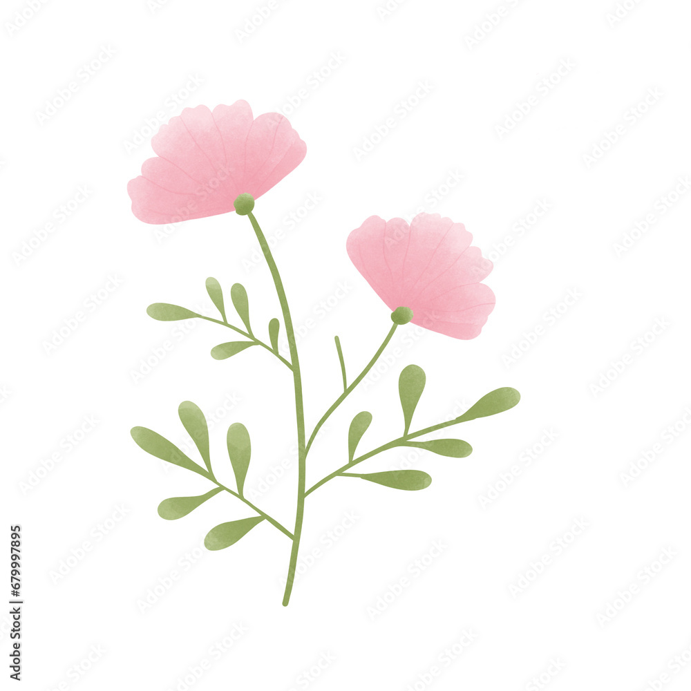 wlidflower bouquets clipart