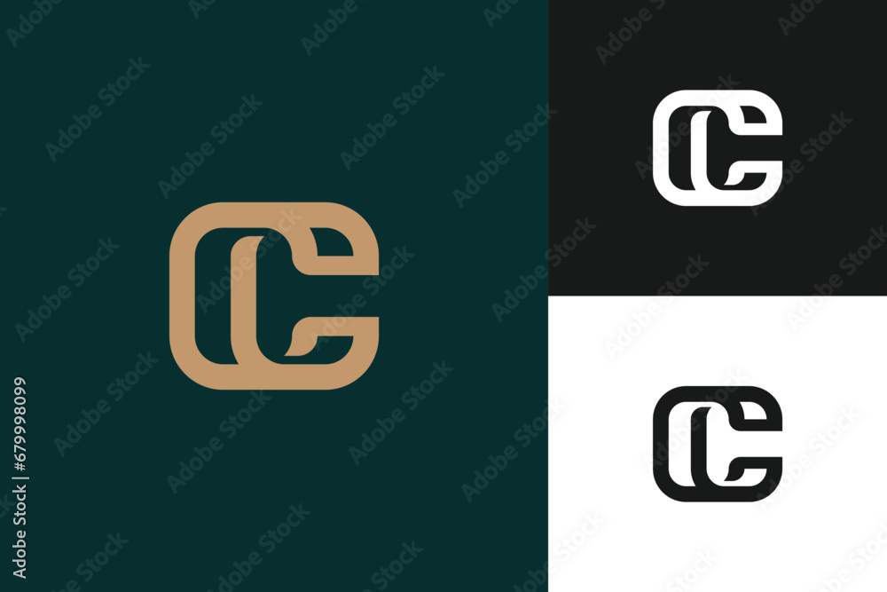 letter c monogram vector logo design letter c monogram vector logo design
