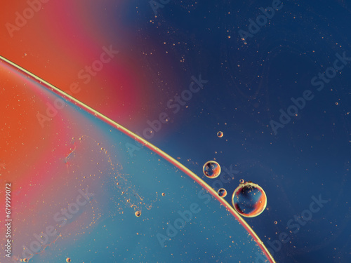 abstract background oil drops on water macro desktop screensaver