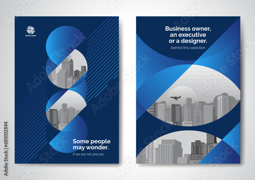 Template vector design for Brochure, AnnualReport, Magazine, Poster, Corporate Presentation, Portfolio, Flyer, infographic, layout modern with color size A4, Front and back, Easy to use.