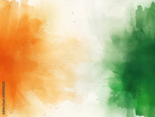 Abstract Indian flag painting, indian flag image photo