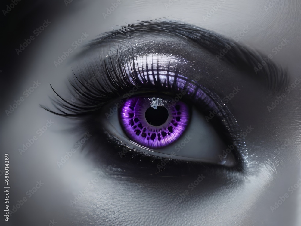 Fototapeta premium ojo color lila