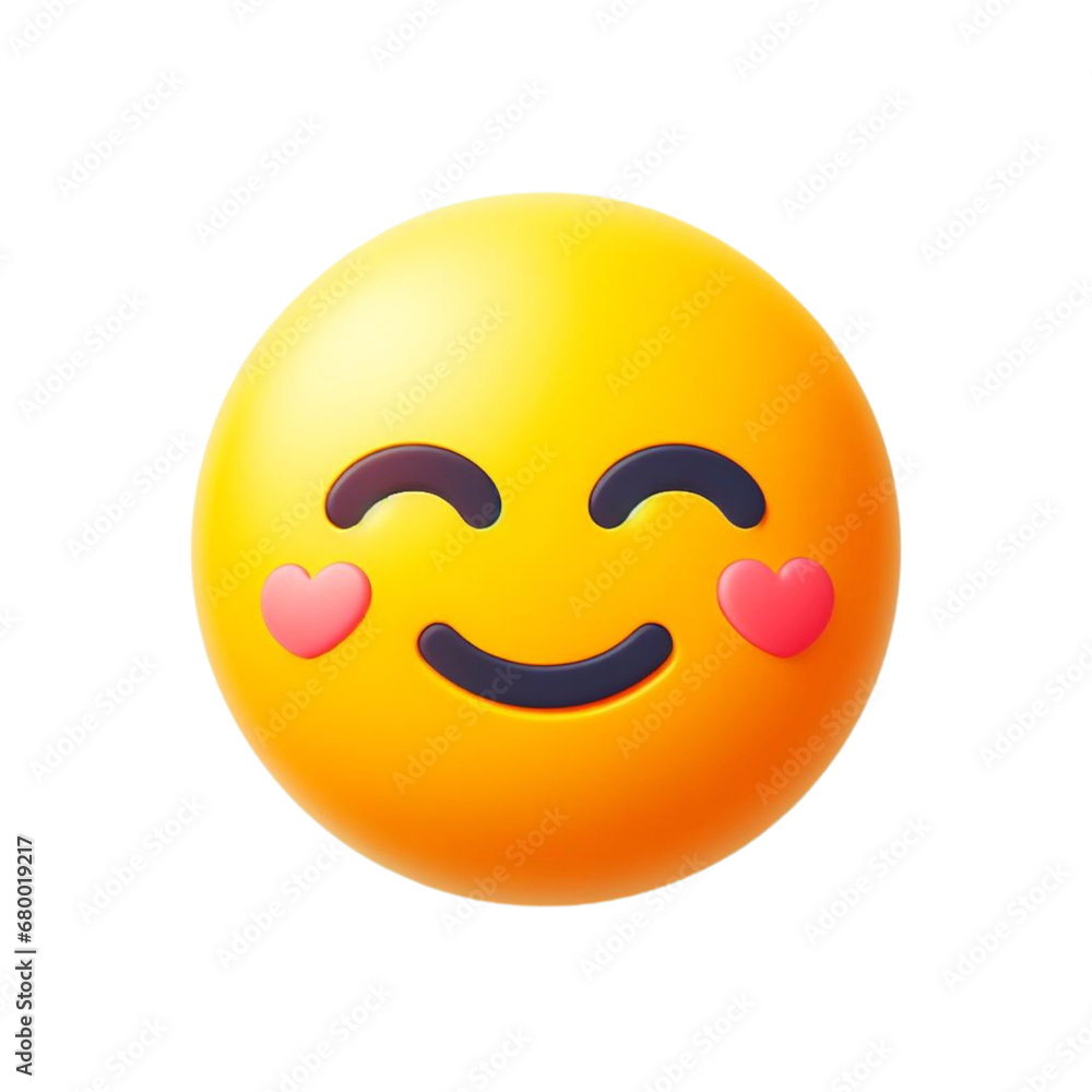 Fototapeta premium shy smiley with a smile