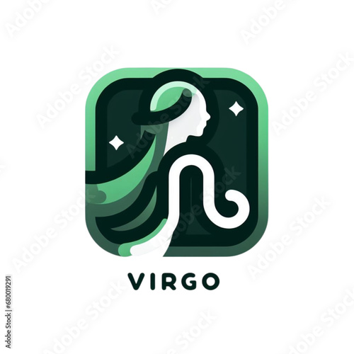 a virgo sign icon