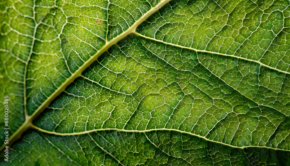 Extreme close up texture of green leaf veins Extreme close up texture of green leaf veins