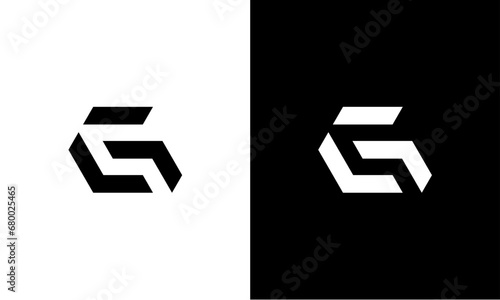 Slanted G letter logo photo