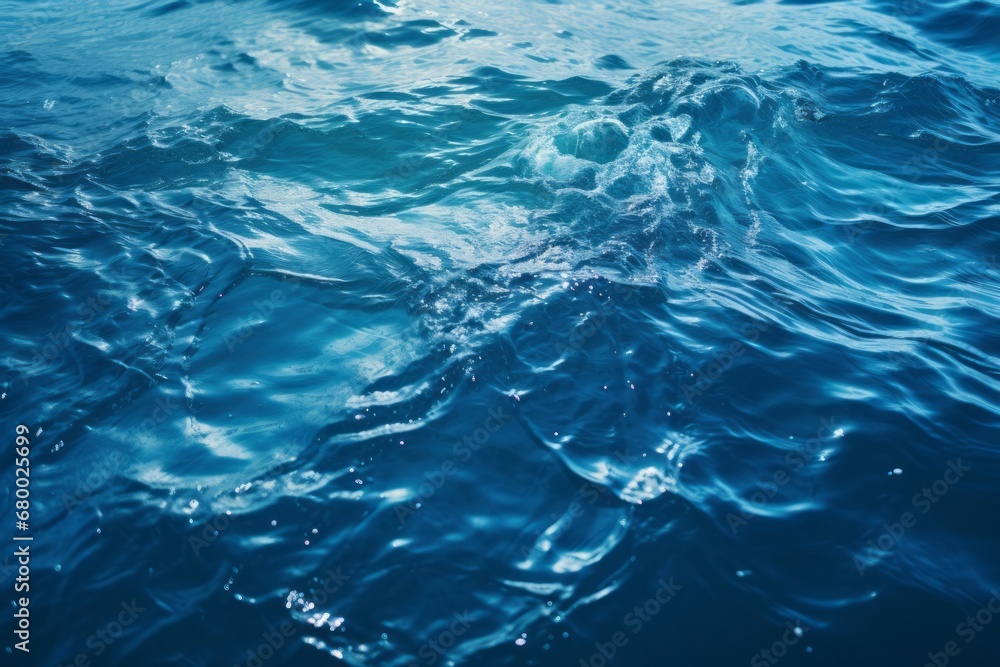 Calm blue sea on a sunny day Calm blue sea on a sunny day