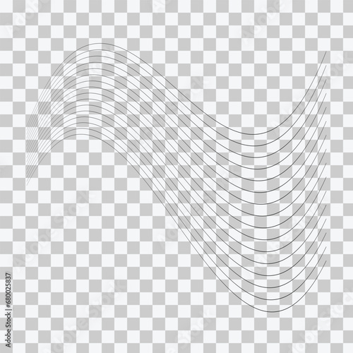 line wave pattern vector art.
