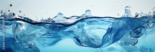 Transparent White Clear Water Wave Surface, Banner Image For Website, Background abstract , Desktop Wallpaper