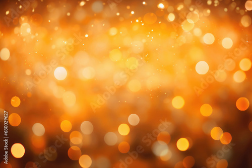 abstract background with orange and yellow defocused bokeh