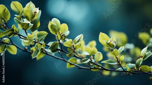 Fresh Spring Green Leaves On Branch, HD, Background Wallpaper, Desktop Wallpaper