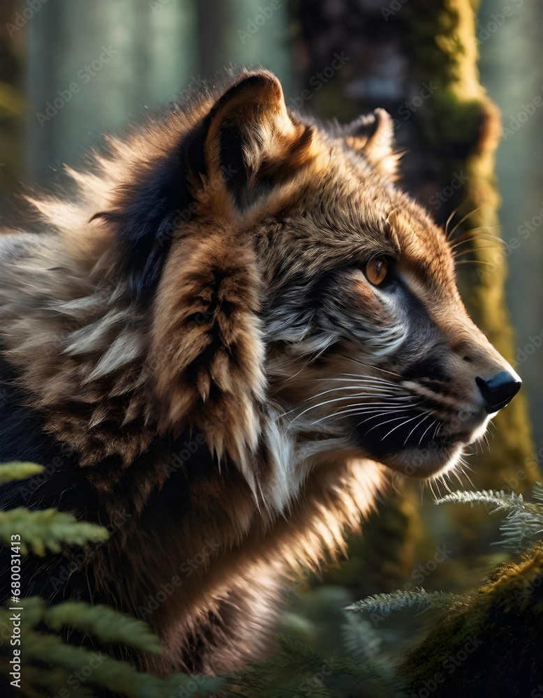 unknown fantasy animal. cat. generative ai unknown fantasy animal. cat. generative ai