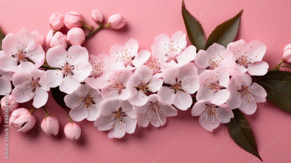 Bottom View Pink White Cherry Blossoms, HD, Background Wallpaper, Desktop Wallpaper