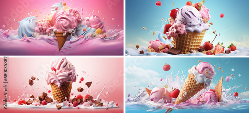 splashing trend falling pastel enjoyment creativity fly birthday motion milk various nutrition flavor