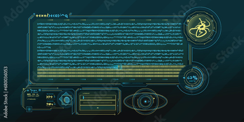 Scientific research data processing interface.