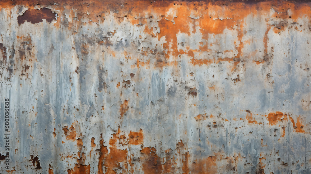 Old zinc surface background The rust on the surface