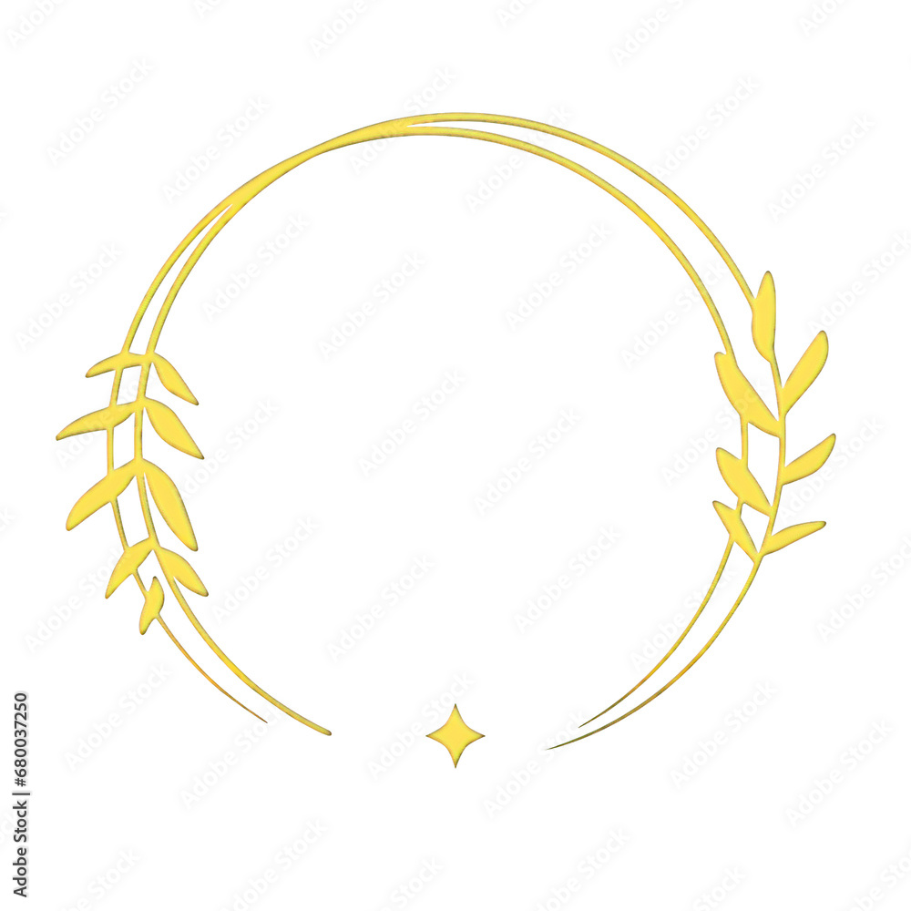 laurel wreath vector, logo