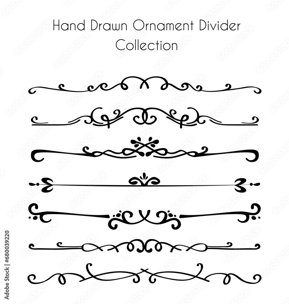 Ornament divider collection