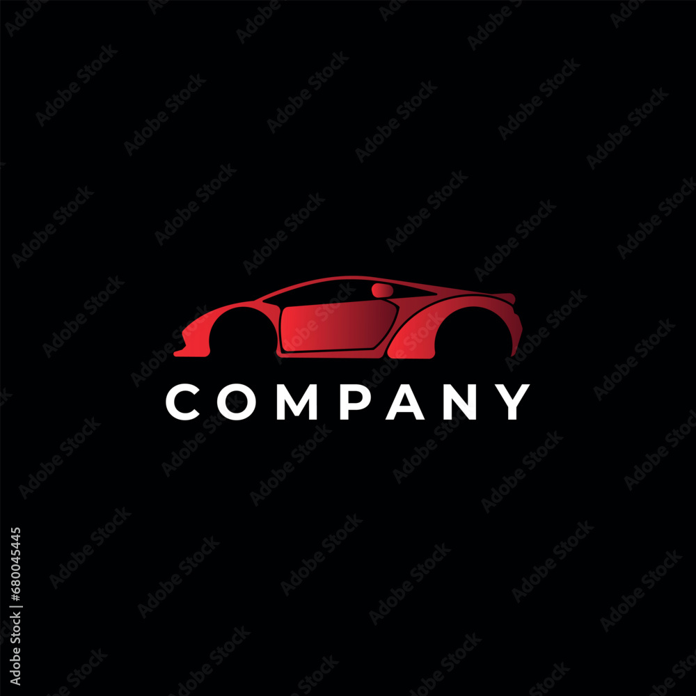 Modern Sports Car Logo Design