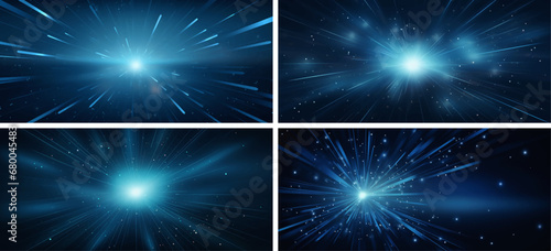 light background glowing abstract blue energy speed effect space burst explosion illustration 
