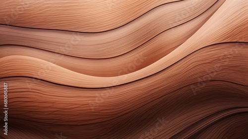 The close-up detailed textured background portrays various shades of brown forming wavy lines that simulate the texture of a natural wood surface.