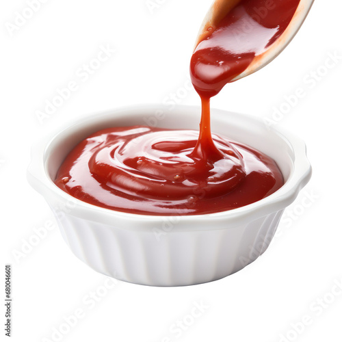 bbq dip sauce isolated on transparent background,transparency 