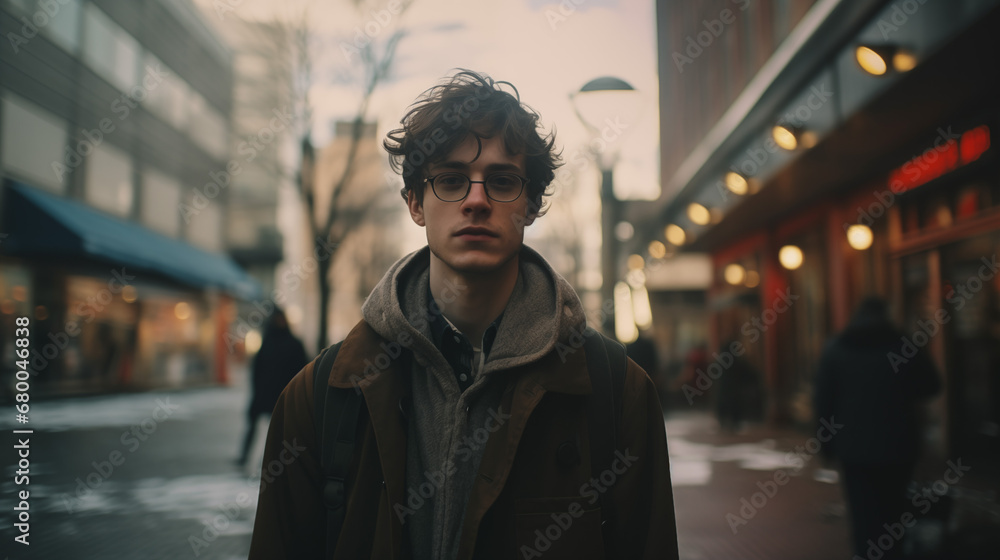 Young Man Person Real Artistic Creative Portrait Young Man Person Real Artistic Creative Portrait