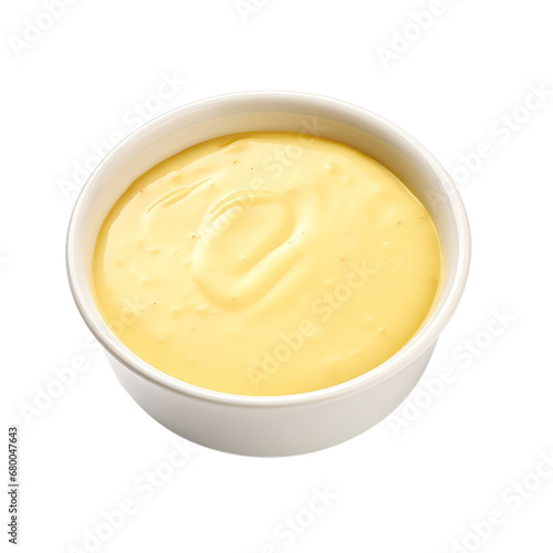 bowl of cheese dip sauce isolated on transparent background,transparency 