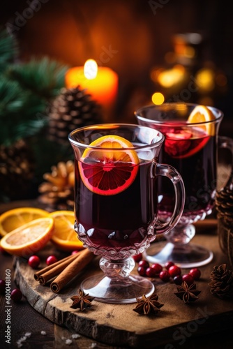 Enjoy the rich blend of red wine and aromatic spices, crafting a festive symphony for your taste buds