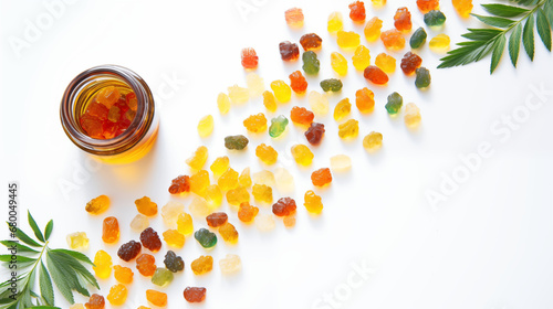 Background for CBD Gummies, Perfect for CBD Businesses photo