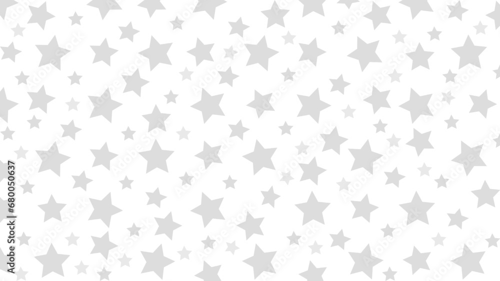 Seamless pattern with grey stars Seamless pattern with grey stars