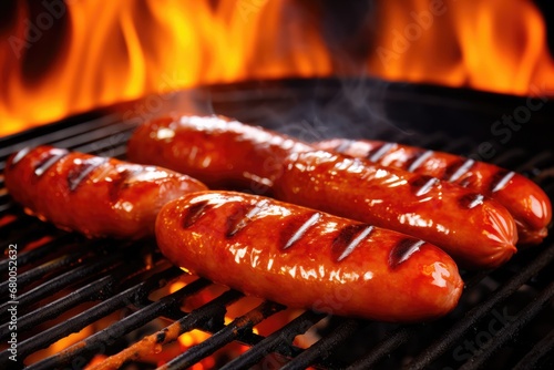 Sizzling Hot Dogs On Grill, Enticing Summer Cookouts