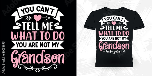 Funny Grandma Vintage Mother's Day T-shirt Design