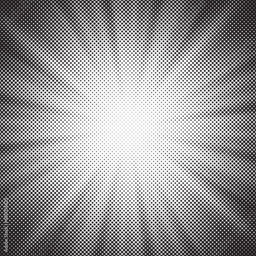 Halftone gradient sun rays pattern. abstract halftone vector dots background. monochrome dots pattern. pop art, comic small dots. star rays halftone poster. shine, explosion. sunrise rays background.