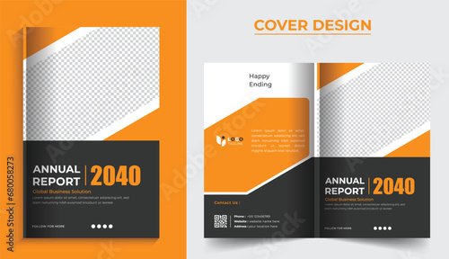 Annual report corporate business book cover book 