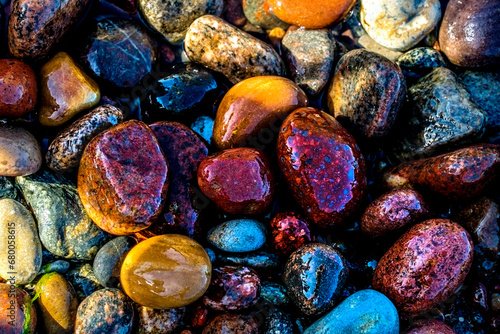 Fototapeta Naklejka Na Ścianę i Meble -  beautiful stones on the beach
