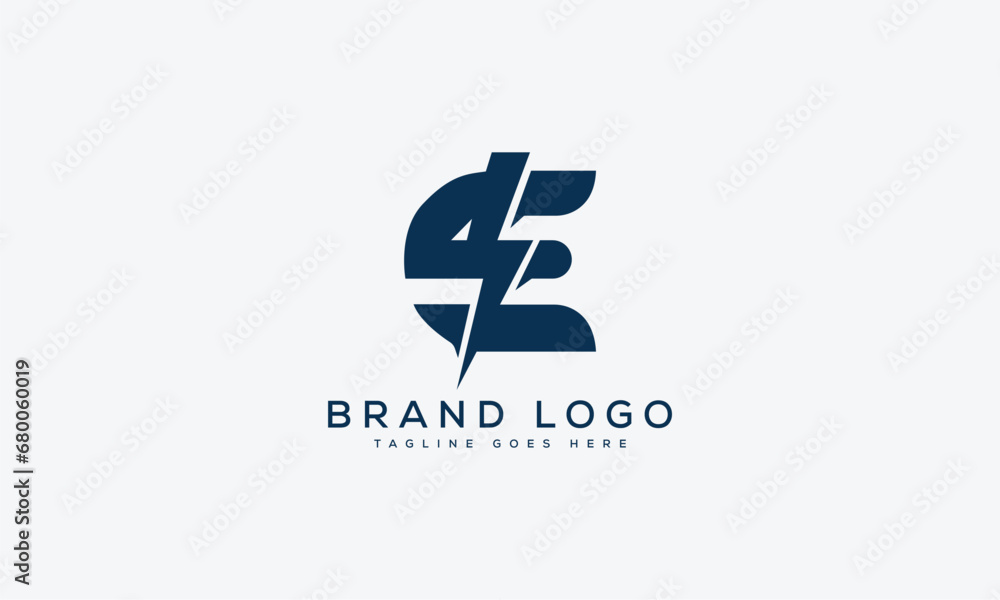 letter E logo design vector template design for brand. letter E logo design vector template design for brand.