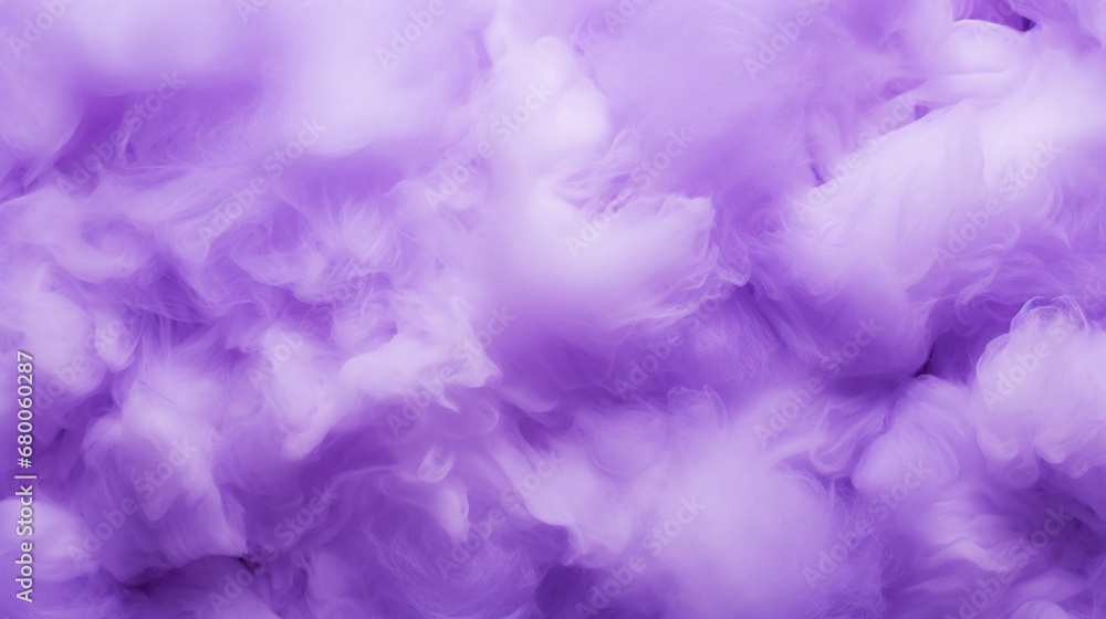 Violet cotton candy background. Candy floss texture. Generative AI