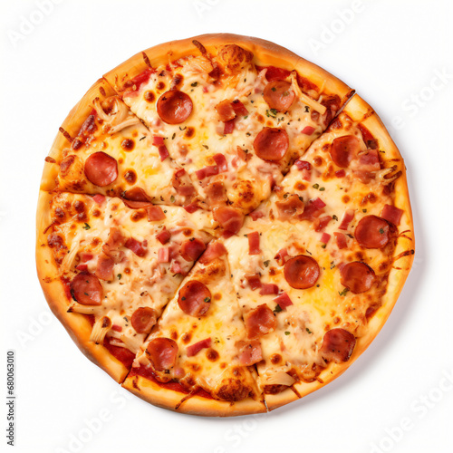 Top view of Pizza