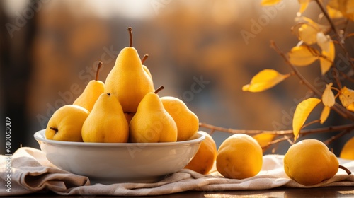 A Still Life Arrangement Featuring Pears , Background For Banner, HD